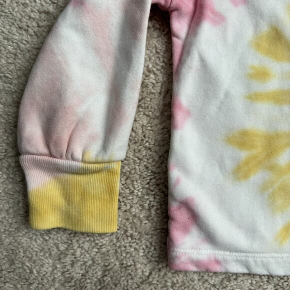 Gap 3T Tie Dye Pink Yellow Sweatshirt - Picture 5 of 6